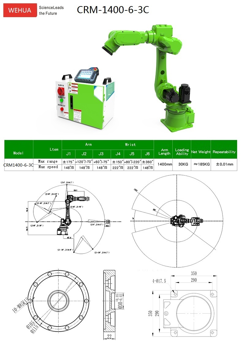 CRM Grinding and sorting robot  CRM-1000-6-B