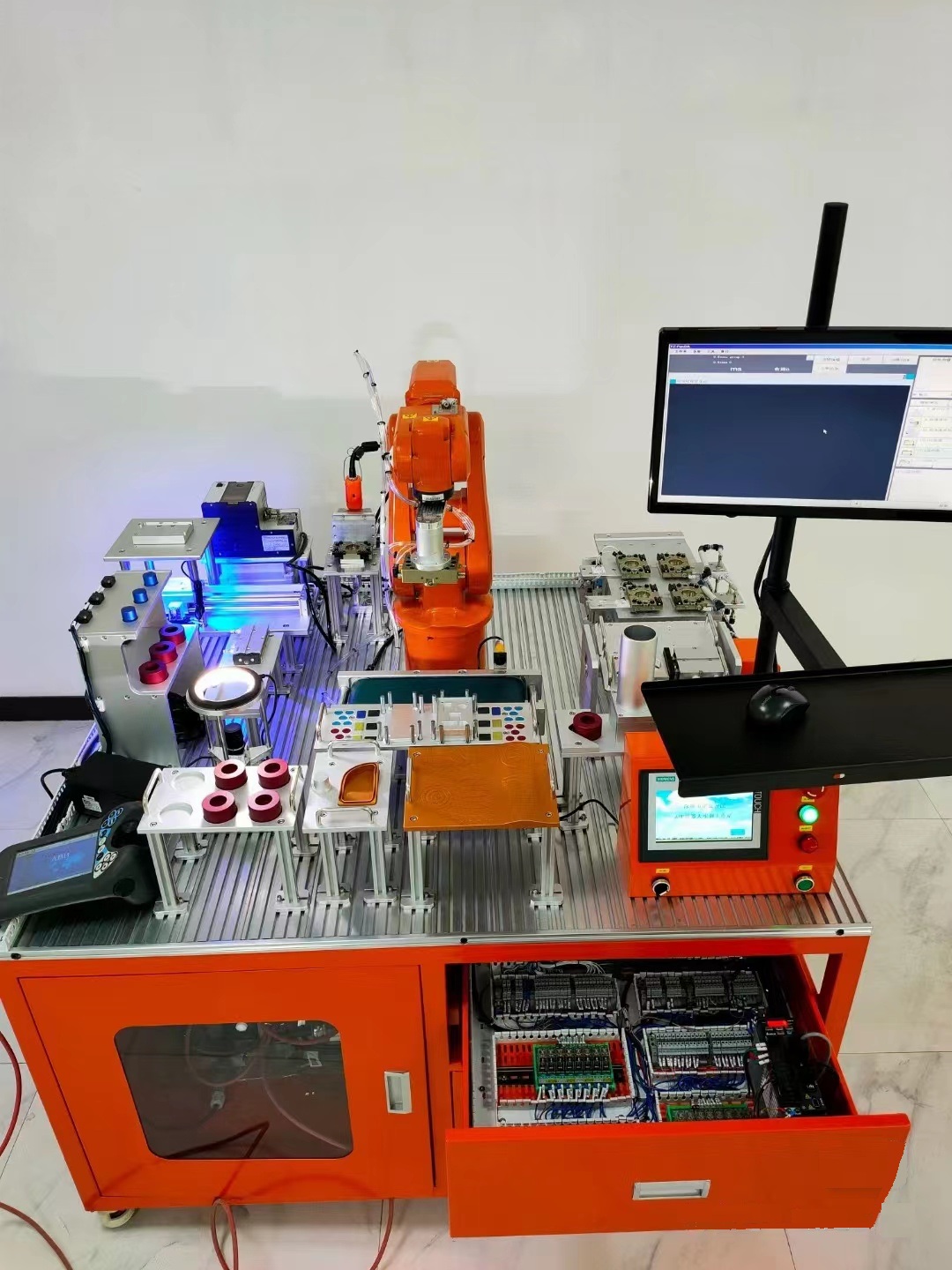 1+X工业机器人实训室建设搬运码垛工业机器人实训室