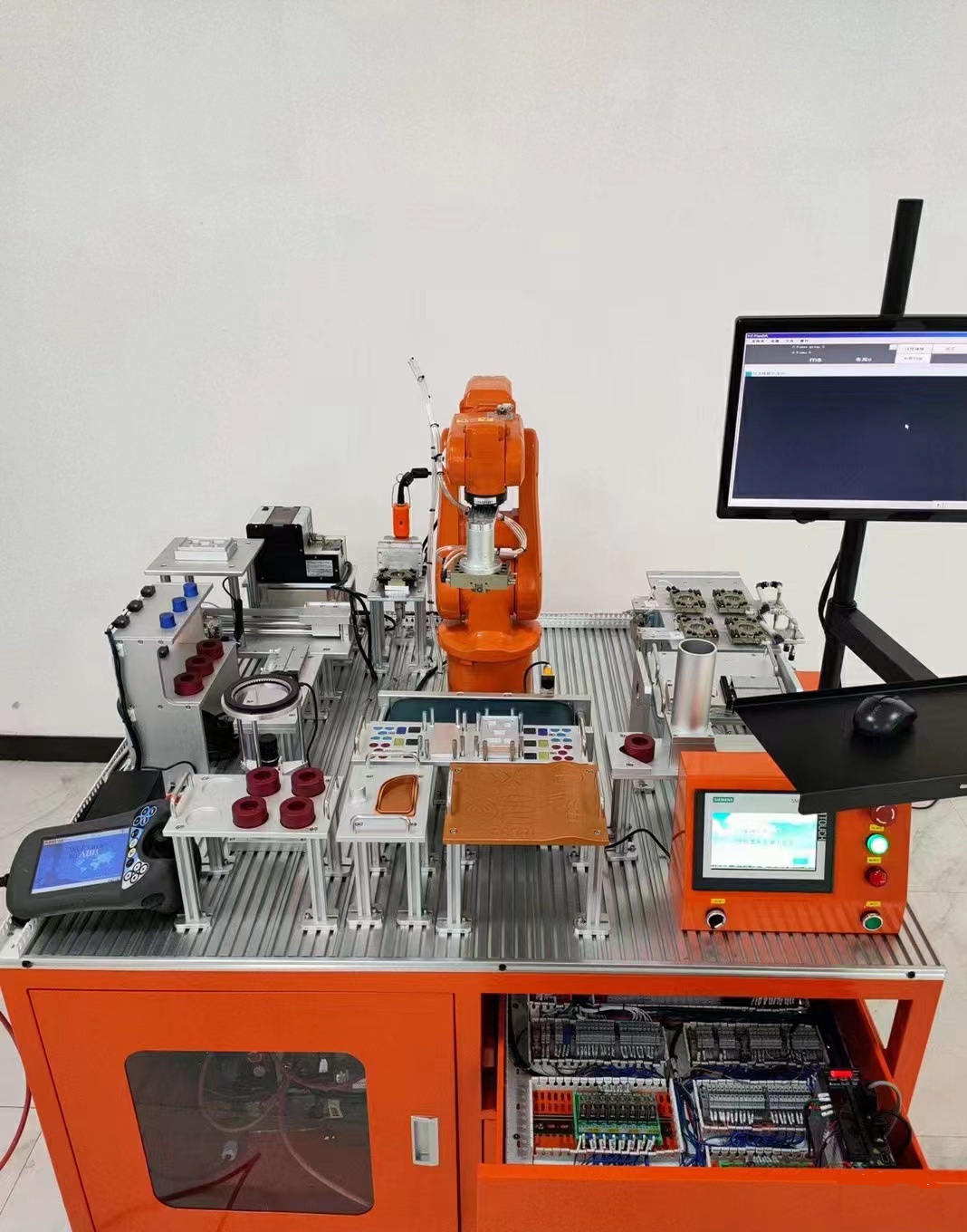 1+X工业机器人实训室建设搬运码垛工业机器人实训室
